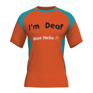I'm Deaf - Running t-shirt